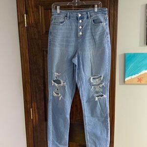 American Eagle Curvy Mom Jeans 10 X-Long